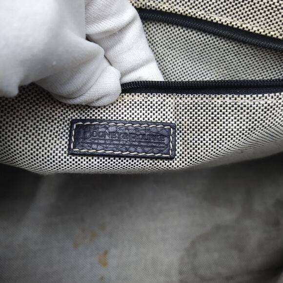 Dooney & Bourke Black Pebbled Leather Double Handles Zipper Satchel Shoulder Bag - Picture 13 of 16